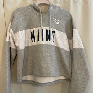 Champion cropped Maine sweatshirt